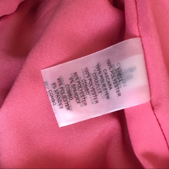 Pink lace A-line cocktail dress - Picture 7 of 7